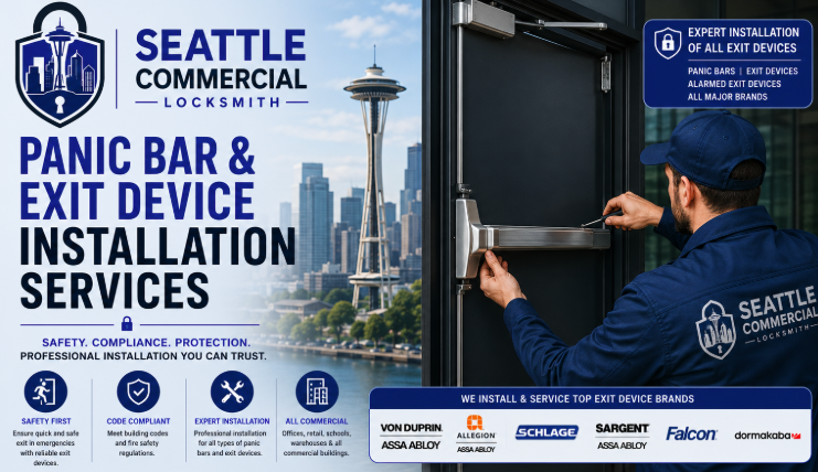 Panic Bar and Exit Device Installation Services seattle